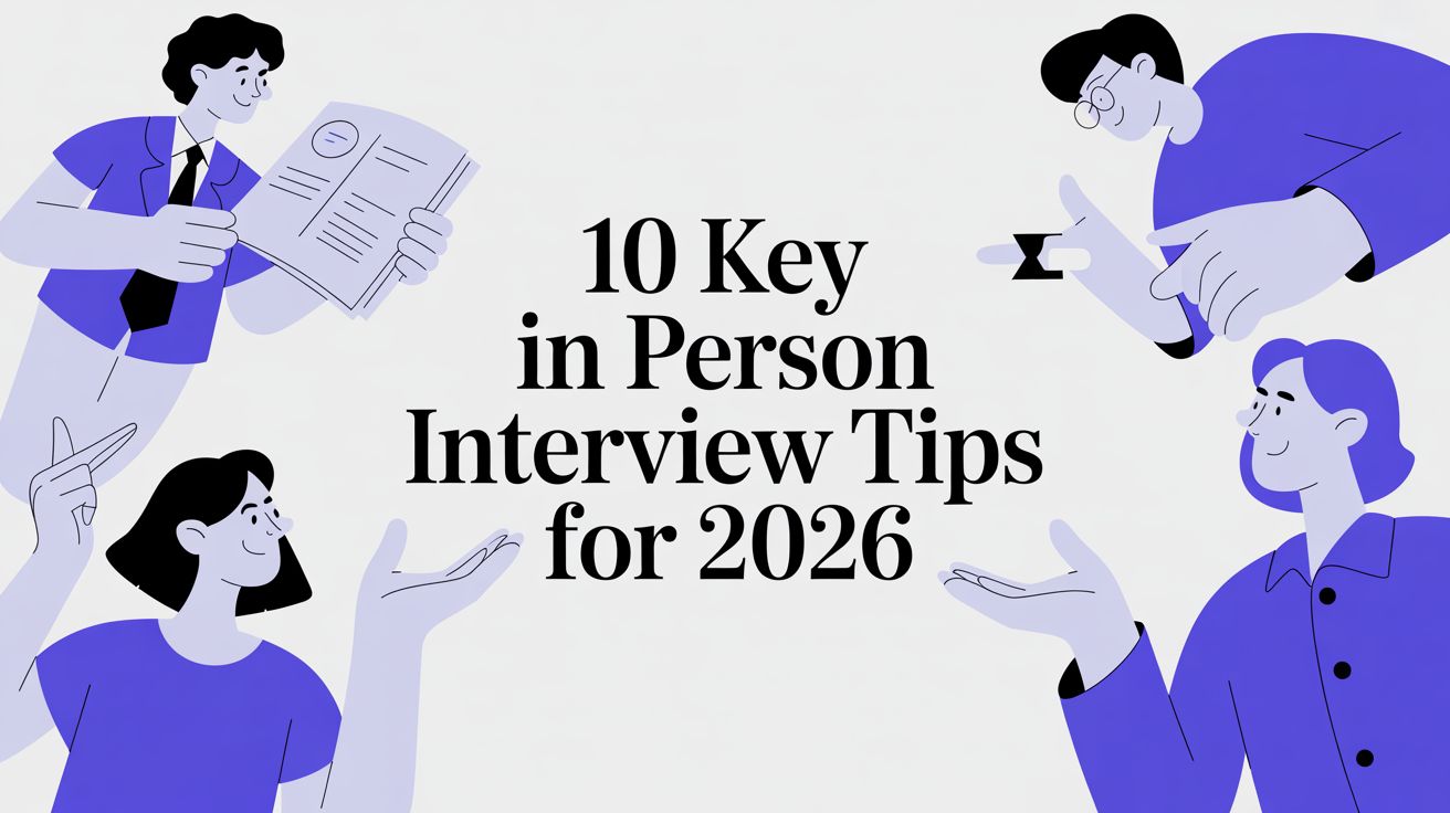10 Key In Person Interview Tips for 2026