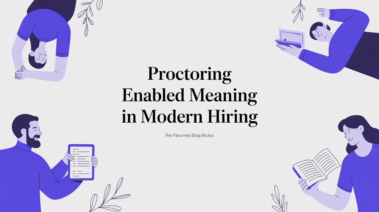 Proctoring Enabled Meaning in Modern Hiring