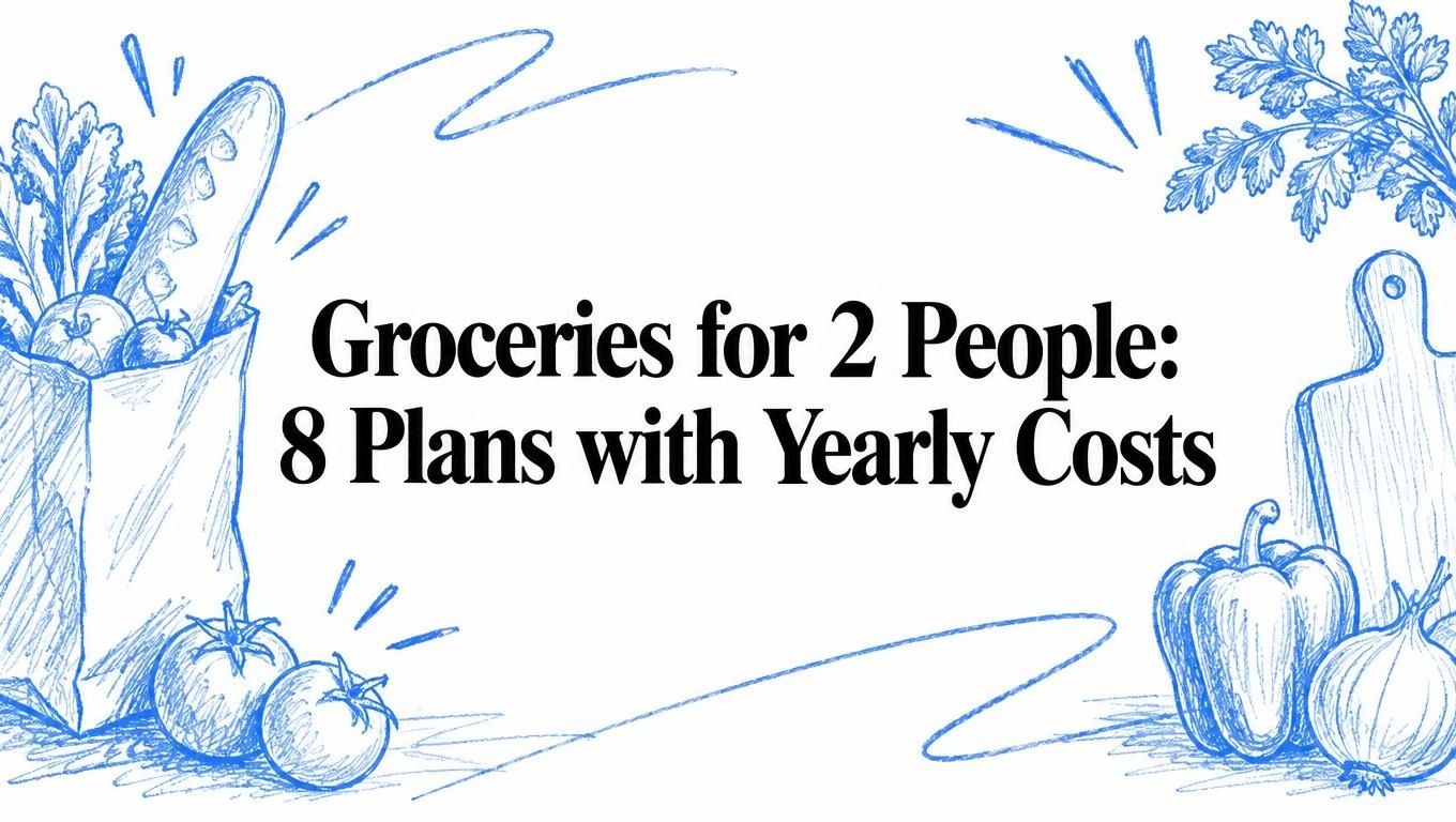 Groceries for 2 People: 8 Plans with Yearly Costs