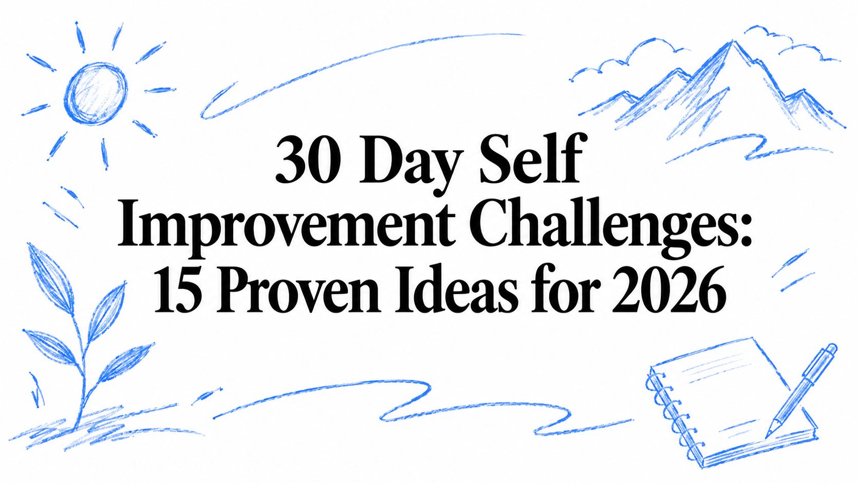 30 Day Self Improvement Challenges: 15 Proven Ideas for 2026