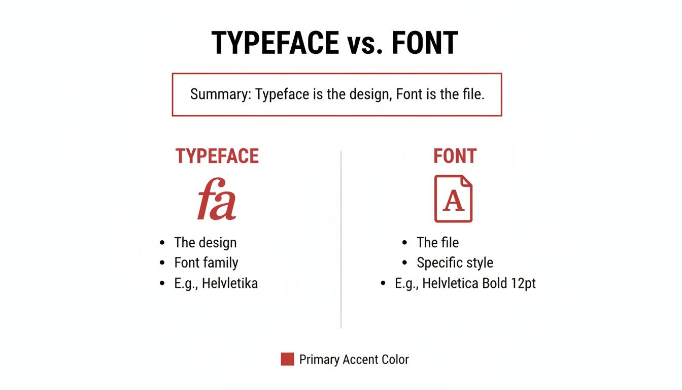 Typeface vs Font: What You *Actually* Need to Know - Wise Web