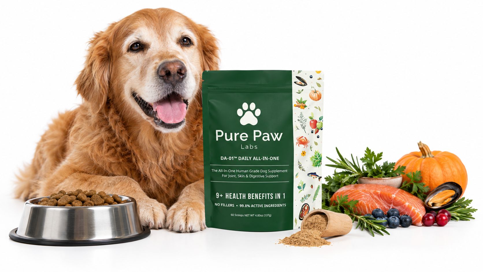 DA-1™ Daily All-in-One - Senior Dog Support, Joints, Skin/Coat & More