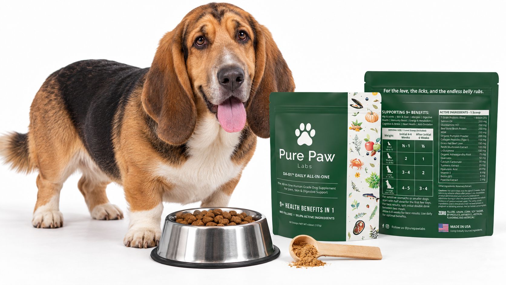DA-1™ Daily All-in-One - Skin/Coat, Joints, Gut Health & More