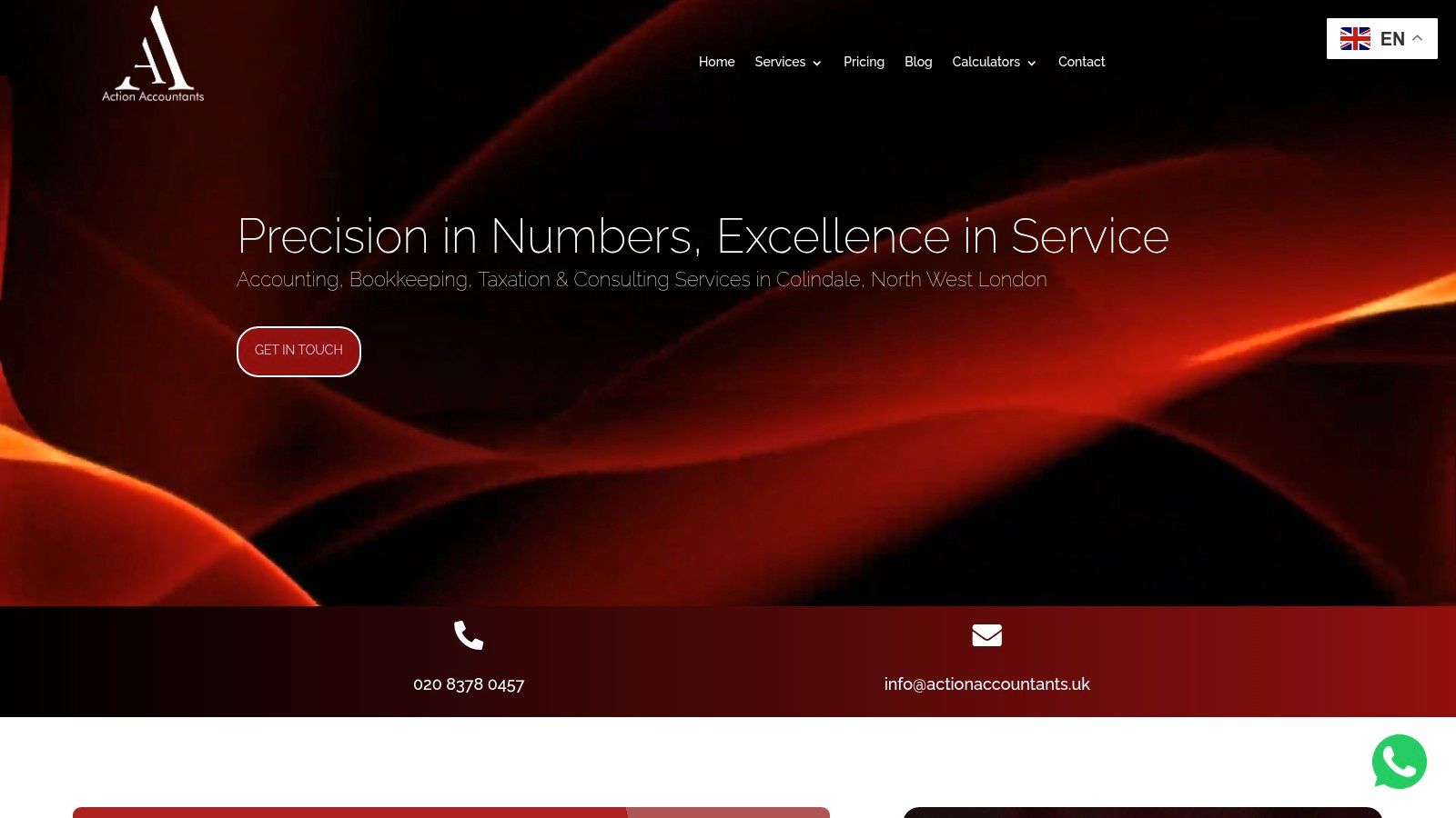 Screenshot from https://actionaccountants.uk