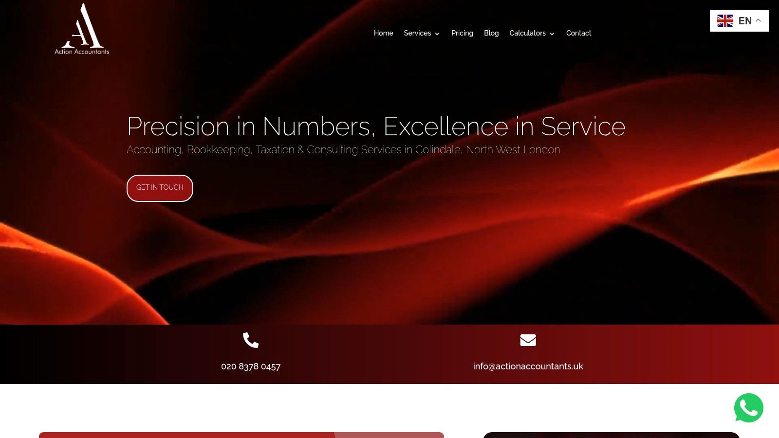 Screenshot from https://actionaccountants.uk