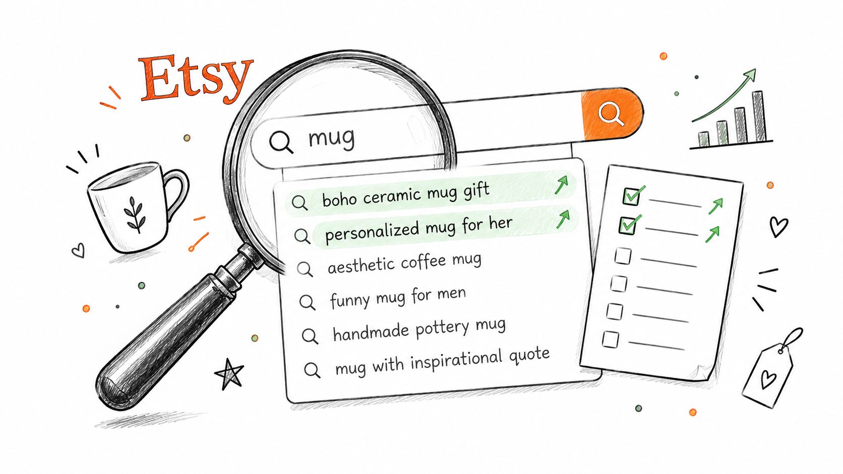 Screenshot from https://www.etsy.com/search?q=handmade+ceramic+coffee+mug