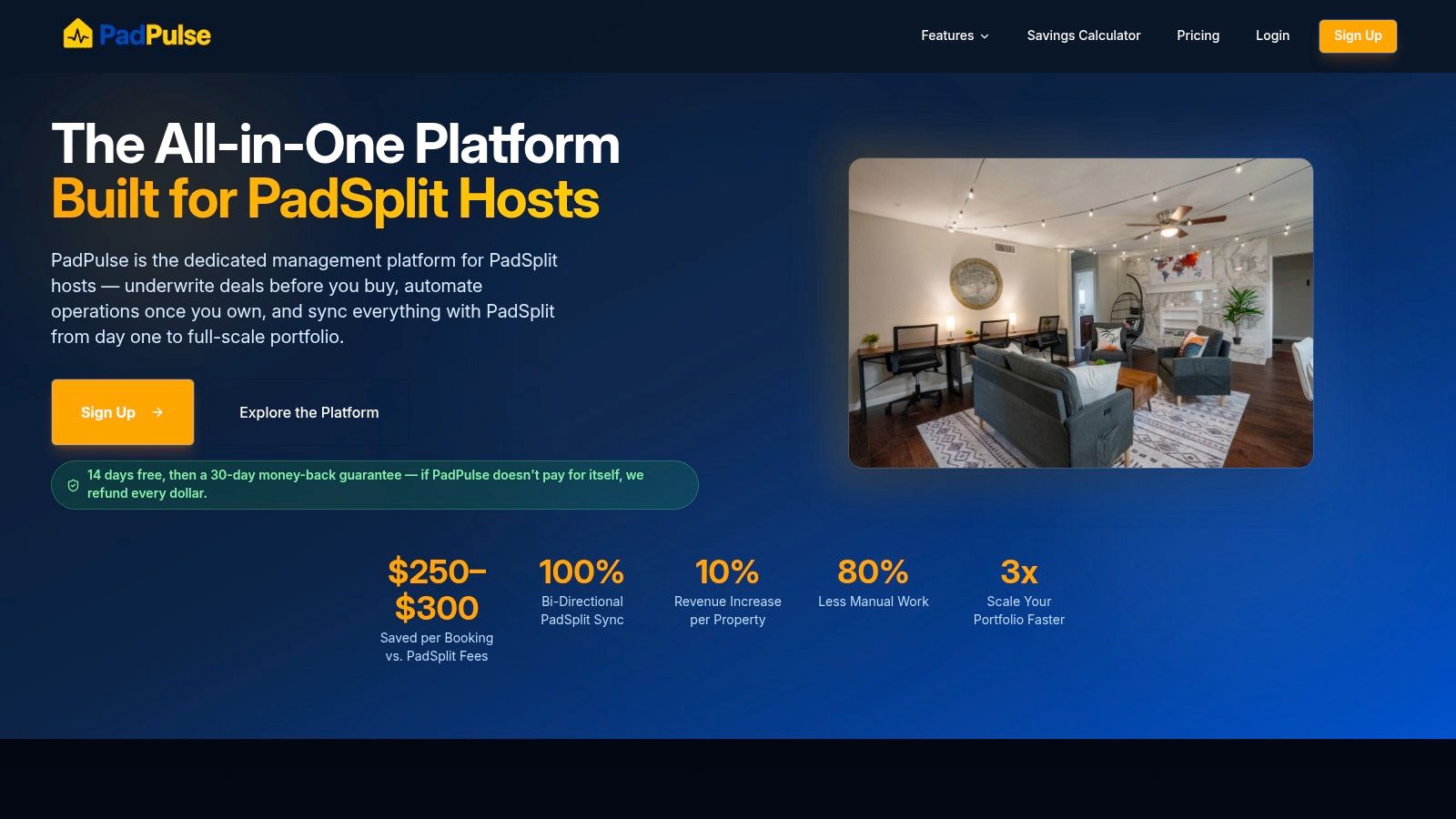 Screenshot from https://padpulse.io