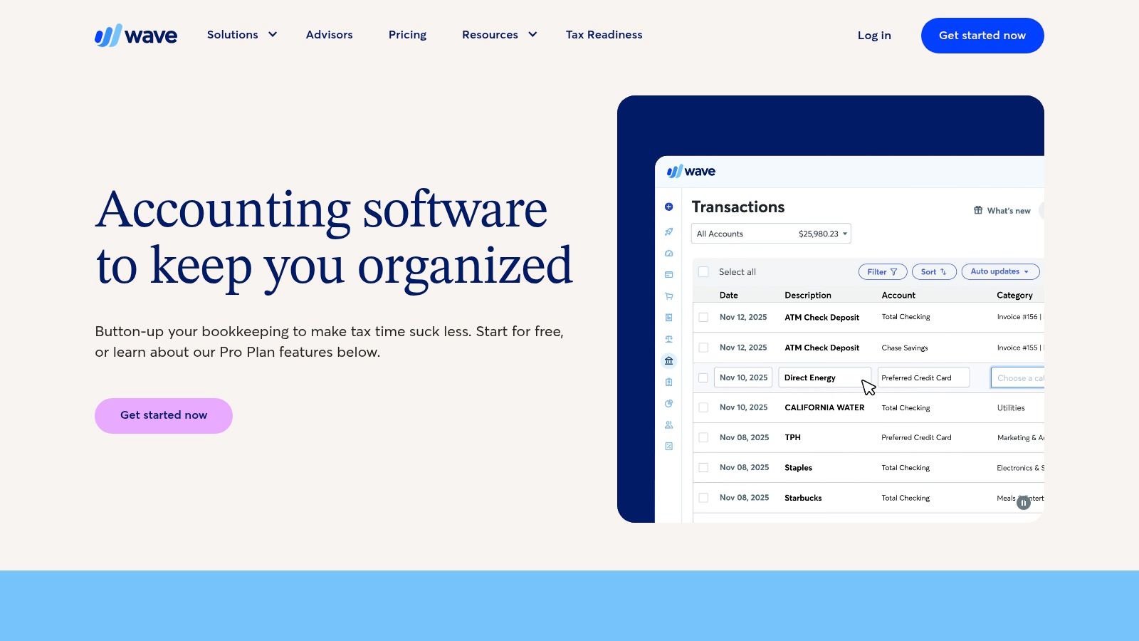 Wave Accounting