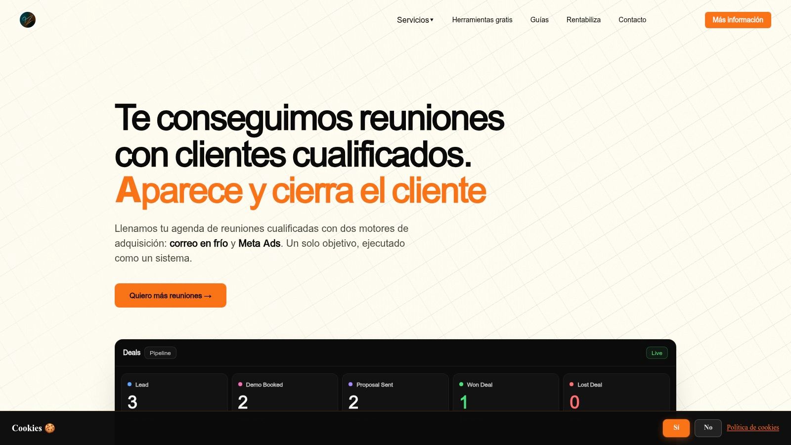 Screenshot from https://mirandas.io