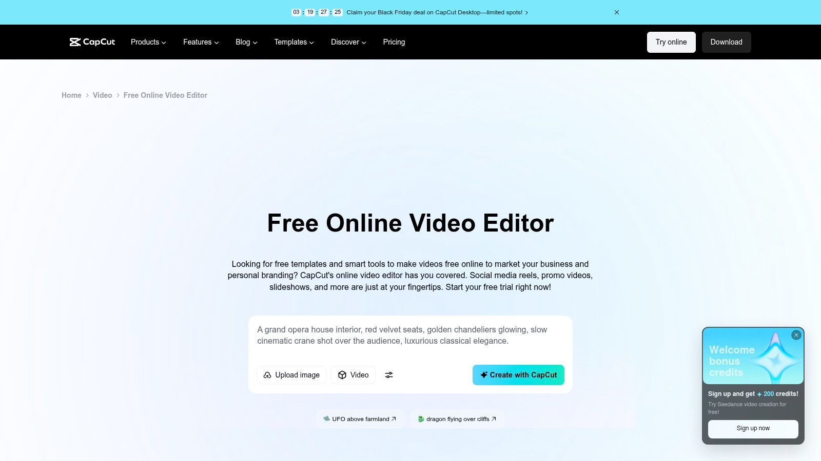 CapCut Online Video Editor