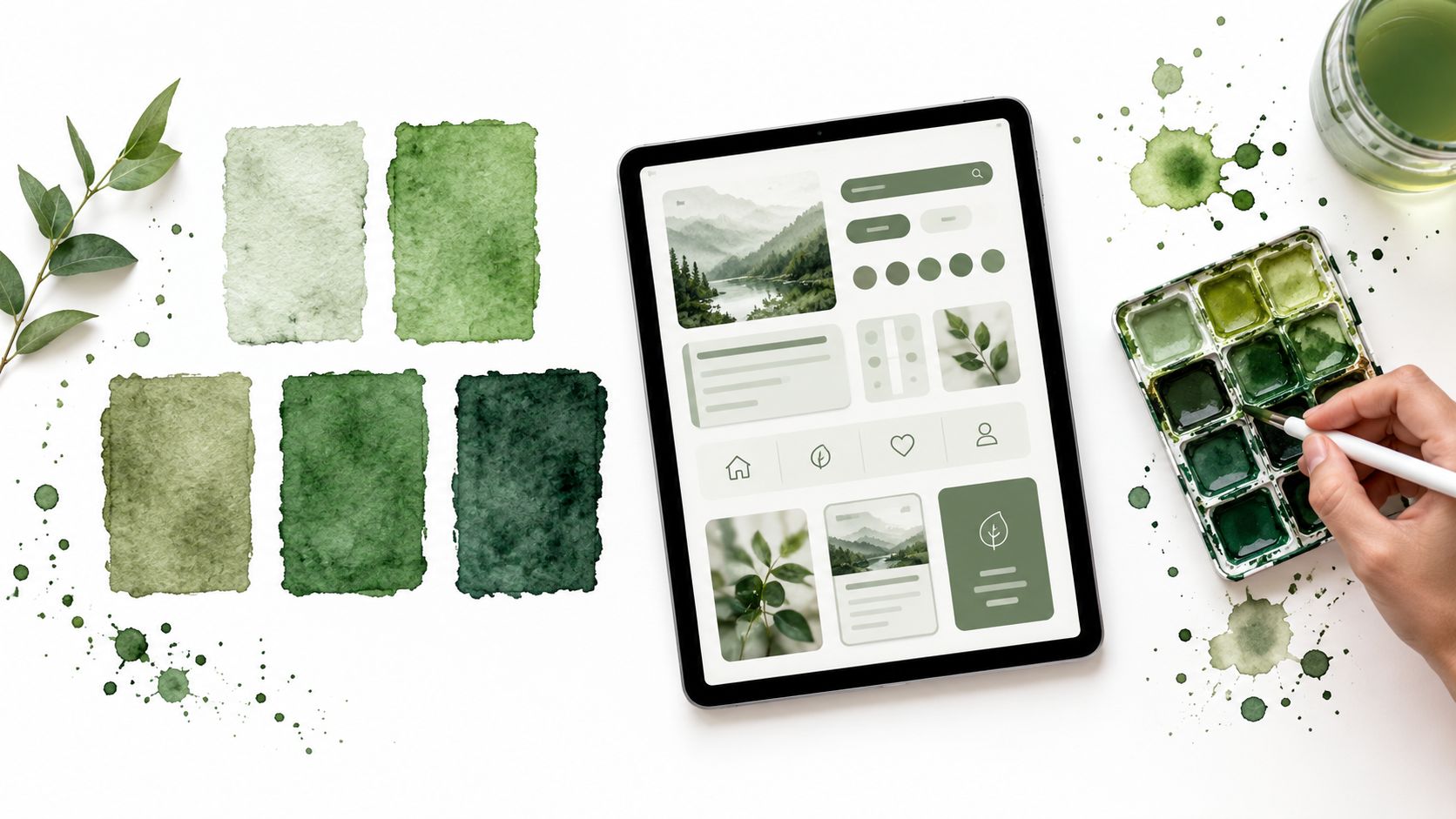 10 Green Color Combos for Better UI Design