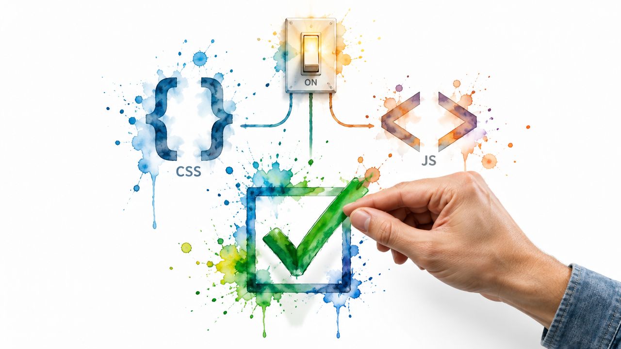 Input Checkbox Checked Explained with CSS and JS