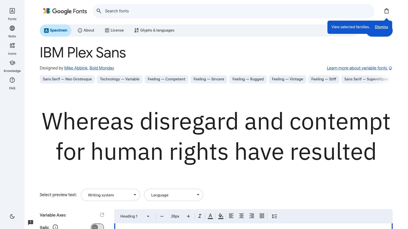 IBM Plex Sans
