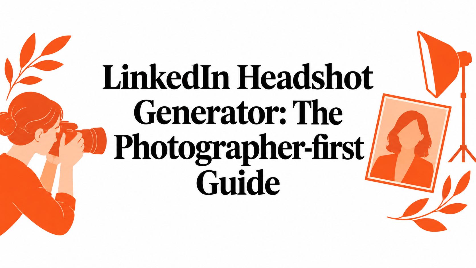 LinkedIn Headshot Generator: The Photographer-first Guide
