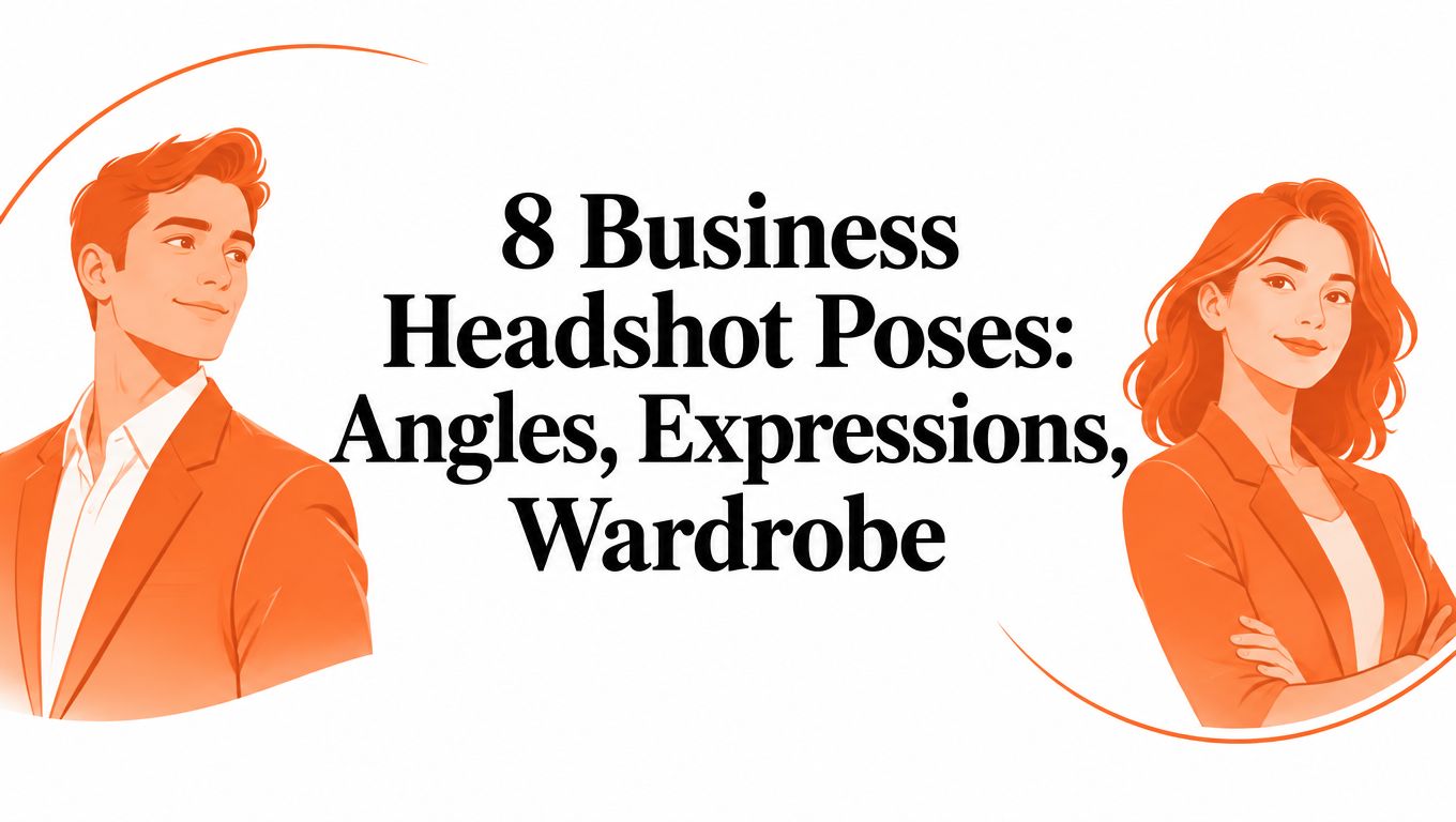 8 Business Headshot Poses: Angles, Expressions, Wardrobe