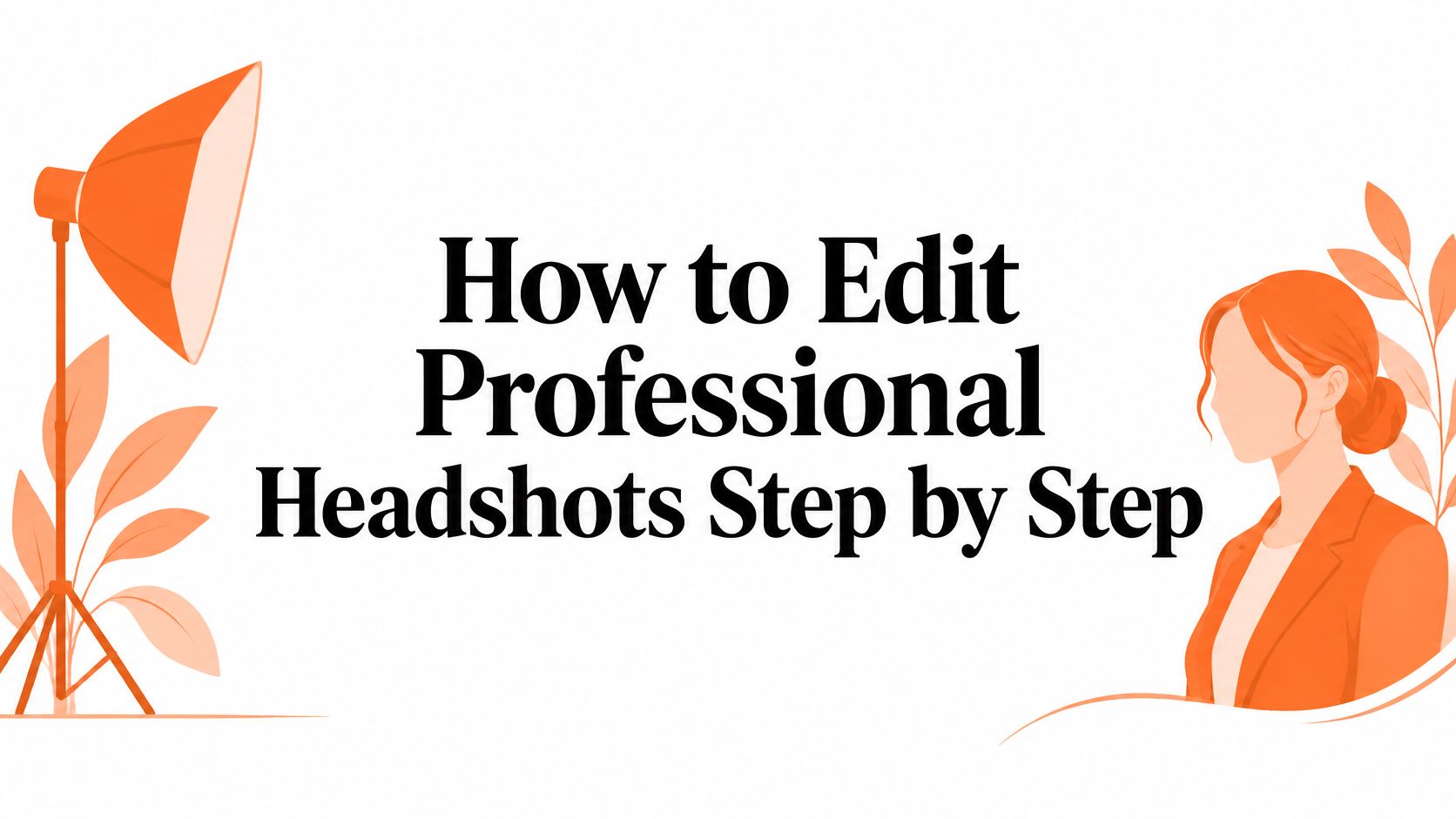 How to Edit Professional Headshots Step by Step