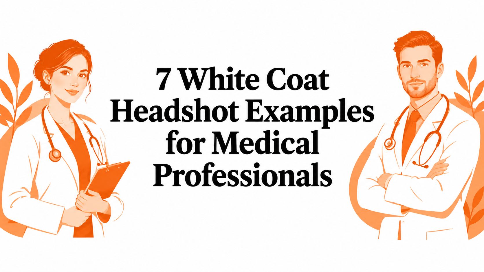 7 White Coat Headshot Examples for Medical Professionals