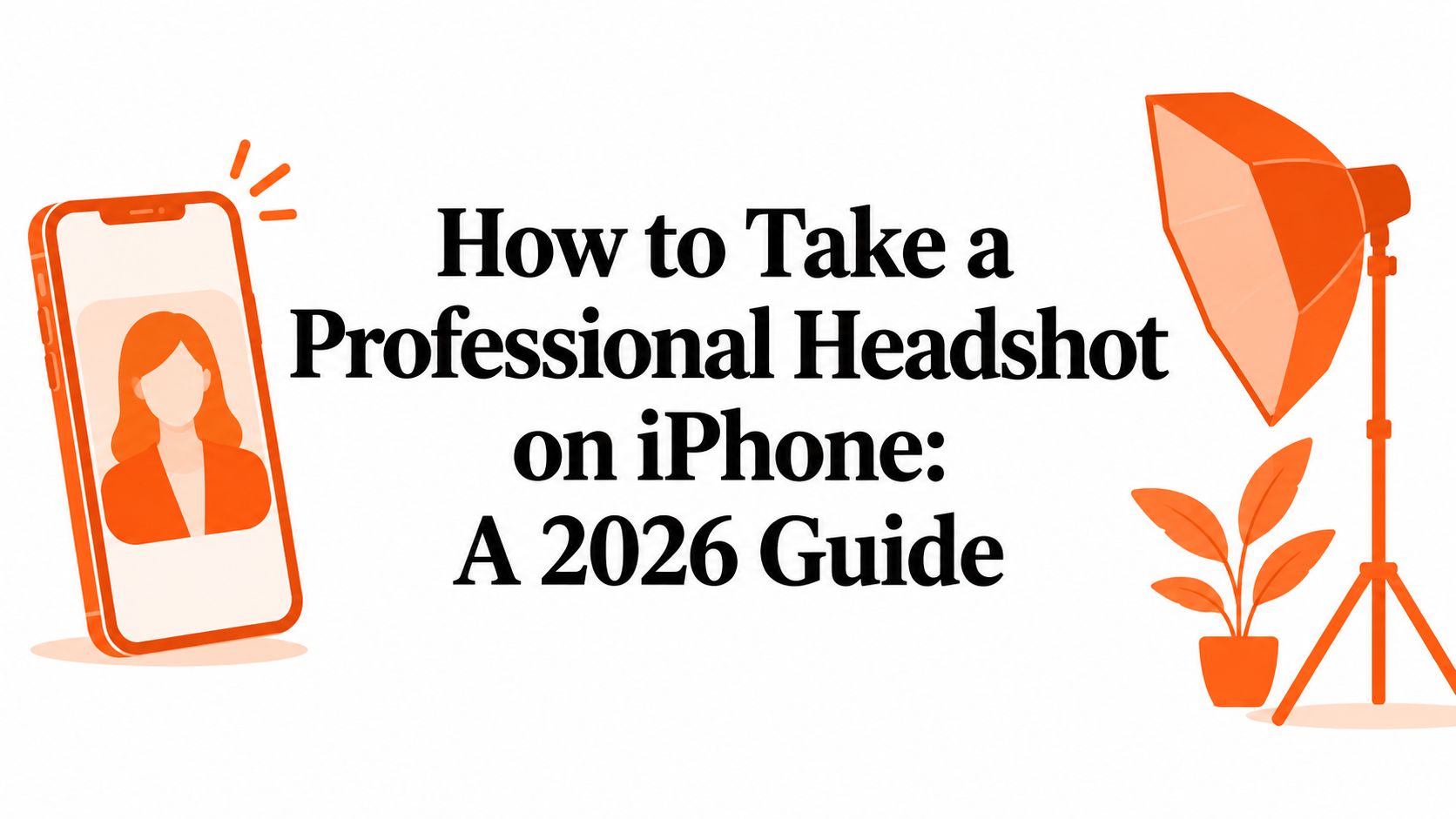 How to Take a Professional Headshot on iPhone: A 2026 Guide