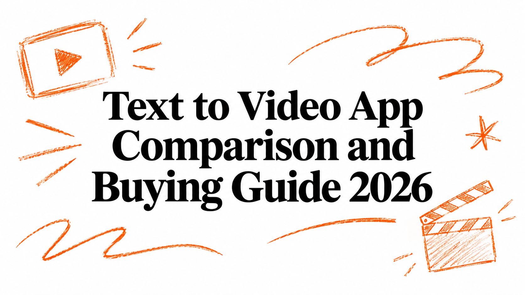 Text to Video App Comparison and Buying Guide 2026
