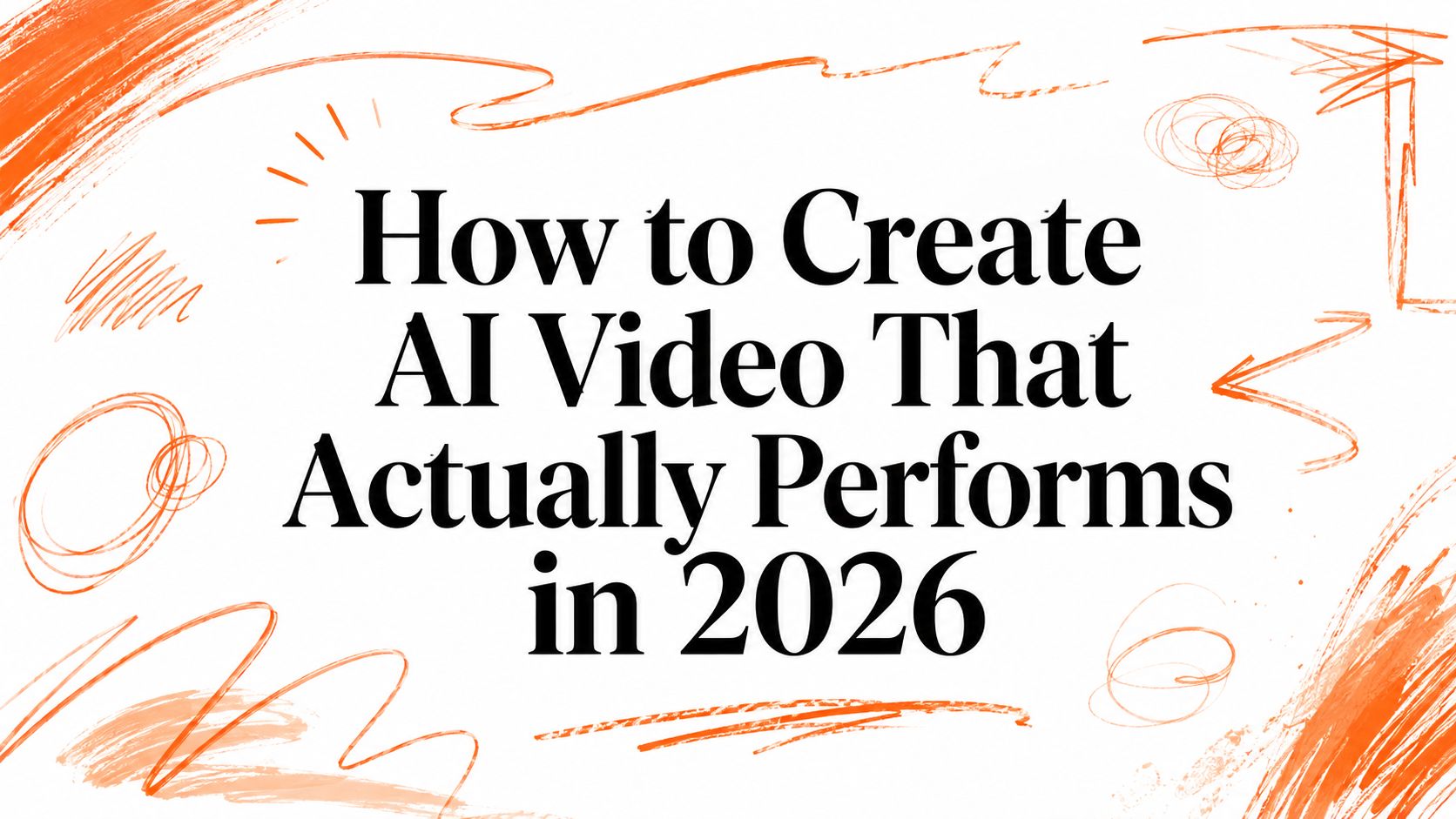 How to Create AI Video That Actually Performs in 2026