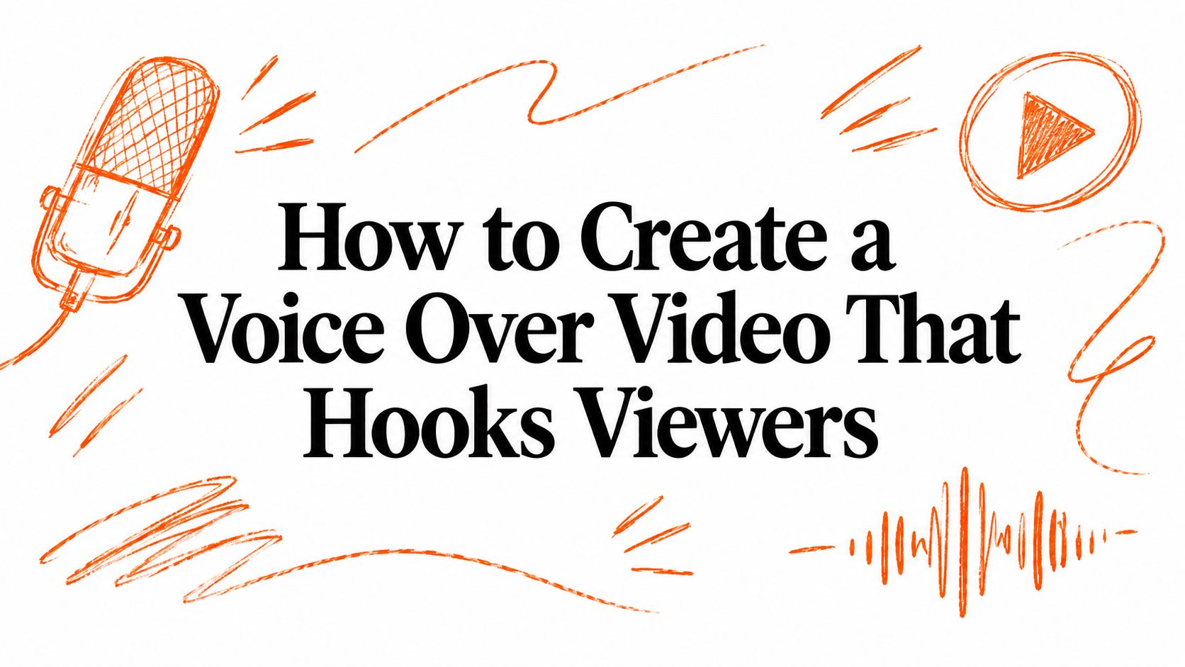 How to Create a Voice Over Video That Hooks Viewers