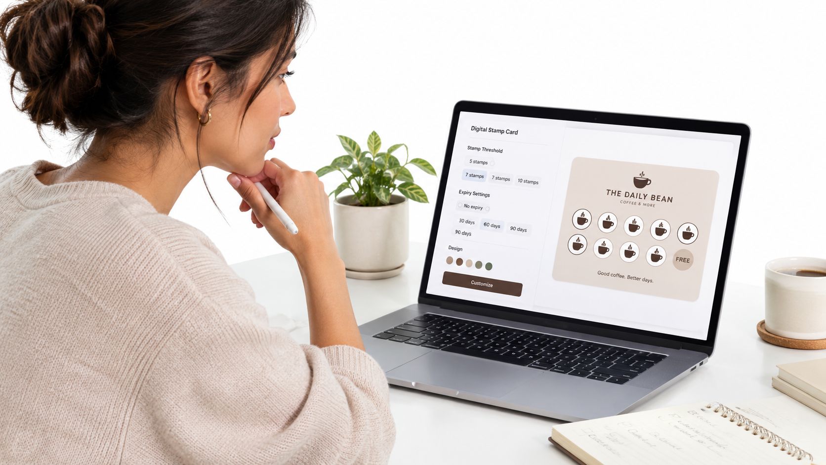 Screenshot from https://omev.ai/digital-stamp-card-customisation-editor-screenshot