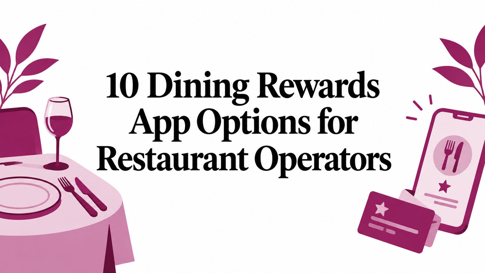 10 Dining Rewards App Options for Restaurant Operators
