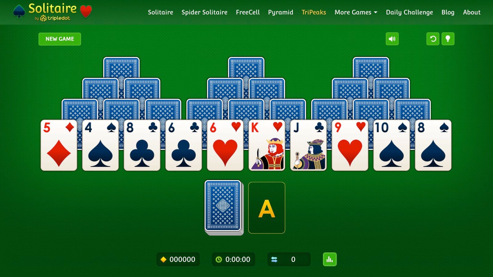 Solitaire.com TriPeaks Solitaire