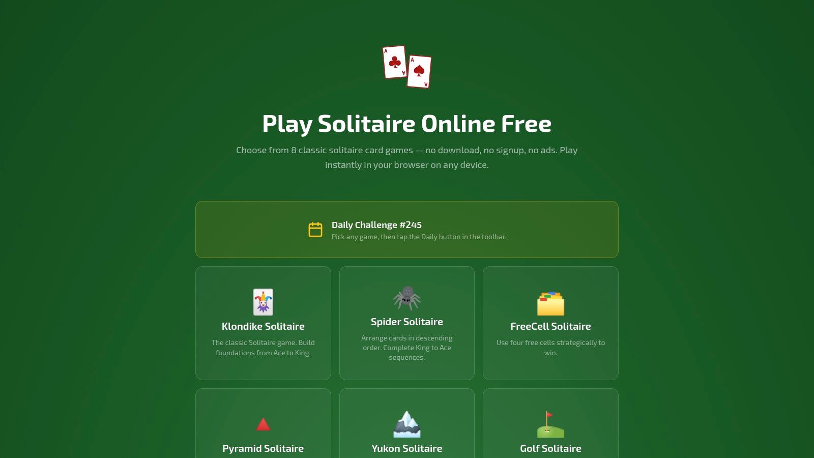 Play Solitaire Gaming
