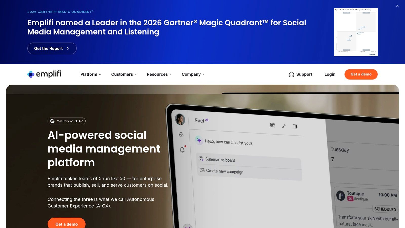 Emplifi (formerly Socialbakers)