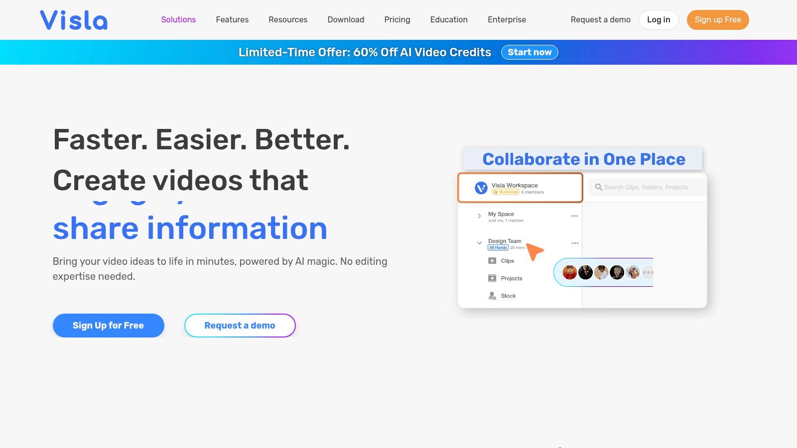 Visla AI video collaboration platform
