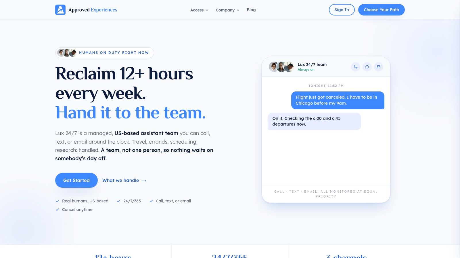 Approved Lux Personal Assistant