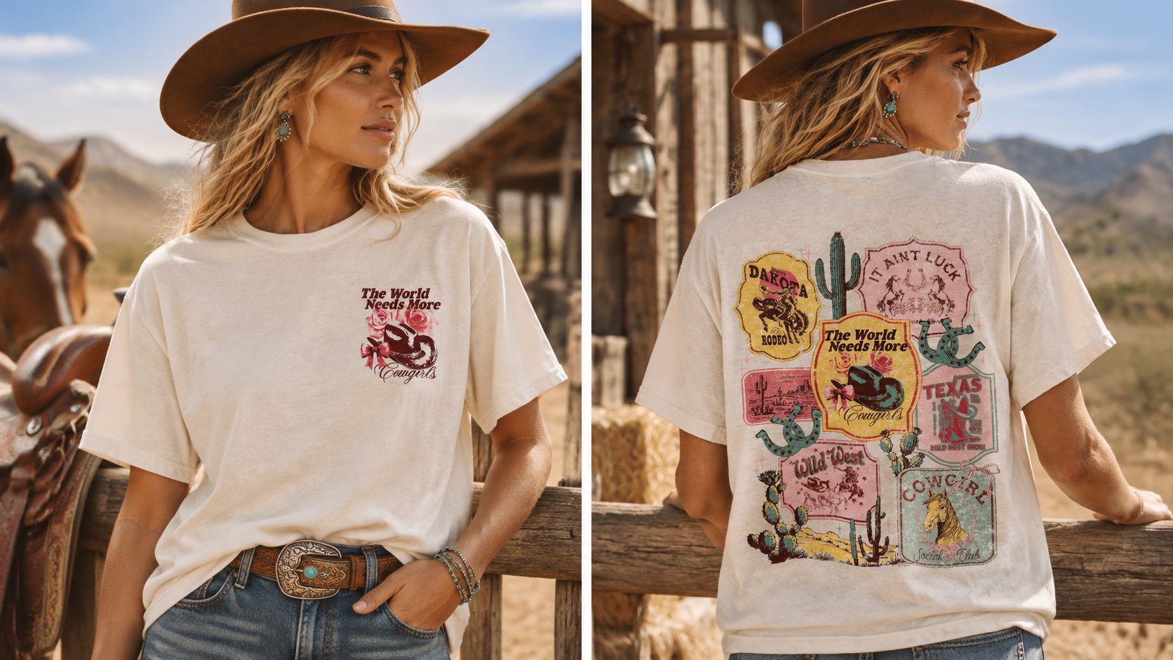 More Cowgirls Western T-Shirt