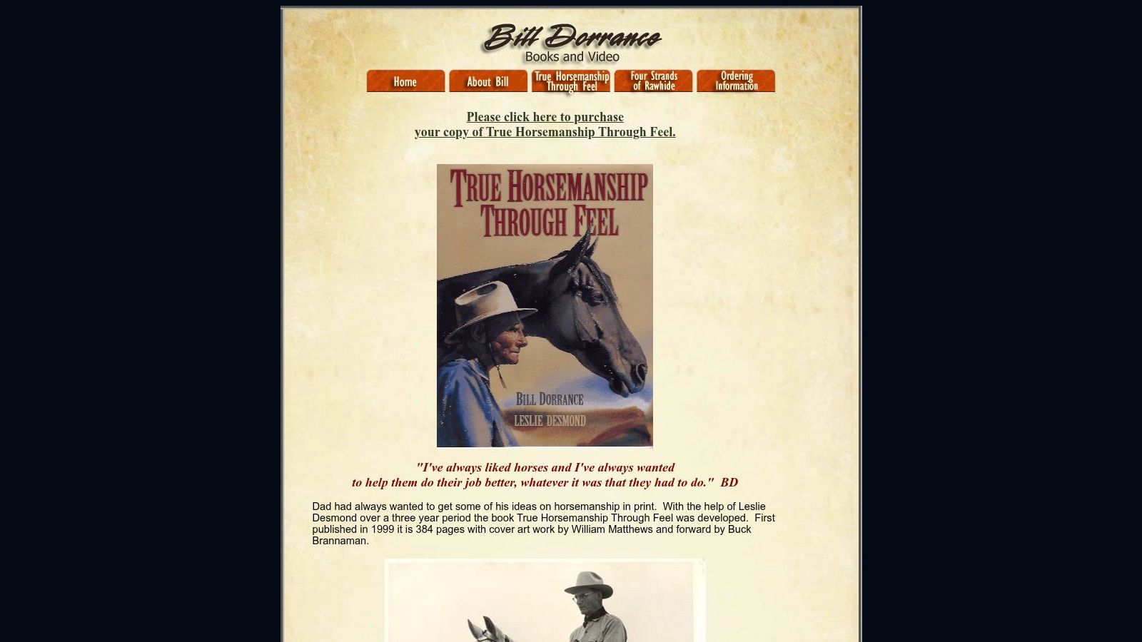 True Horsemanship Through Feel by Bill Dorrance and Leslie Desmond