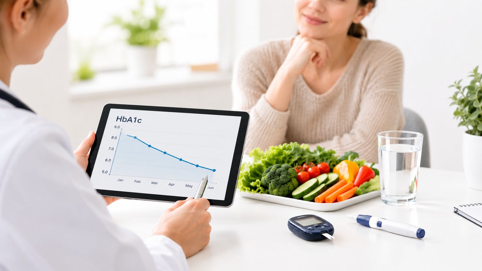 Reducing HbA1c Levels a Clinician-Guided Plan That Works