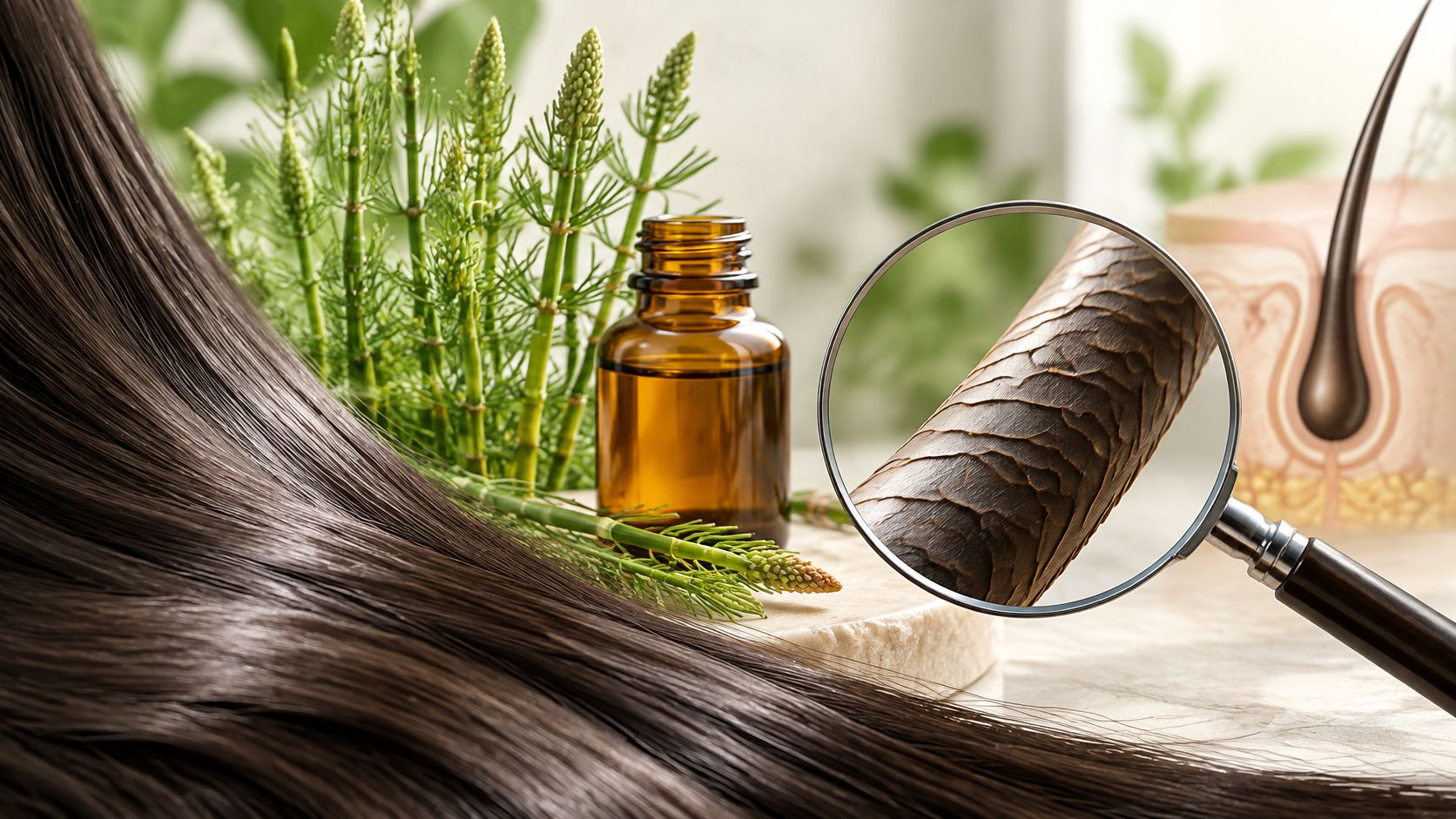 Horsetail Extract for Hair: What the Evidence Shows