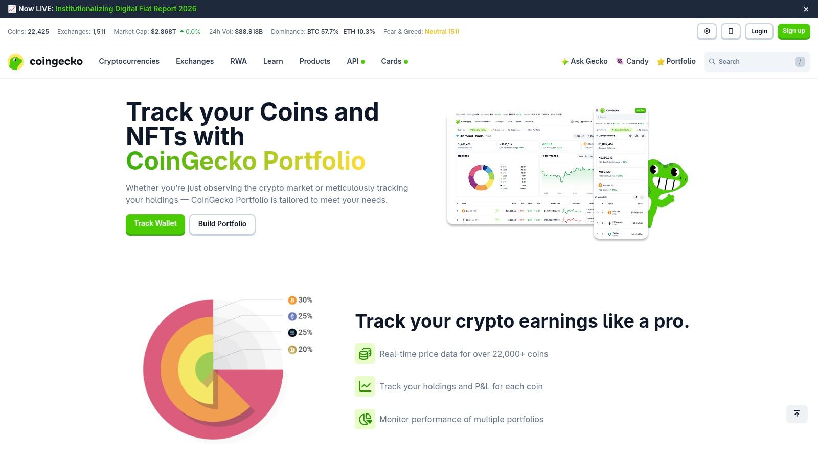 CoinGecko Portfolio