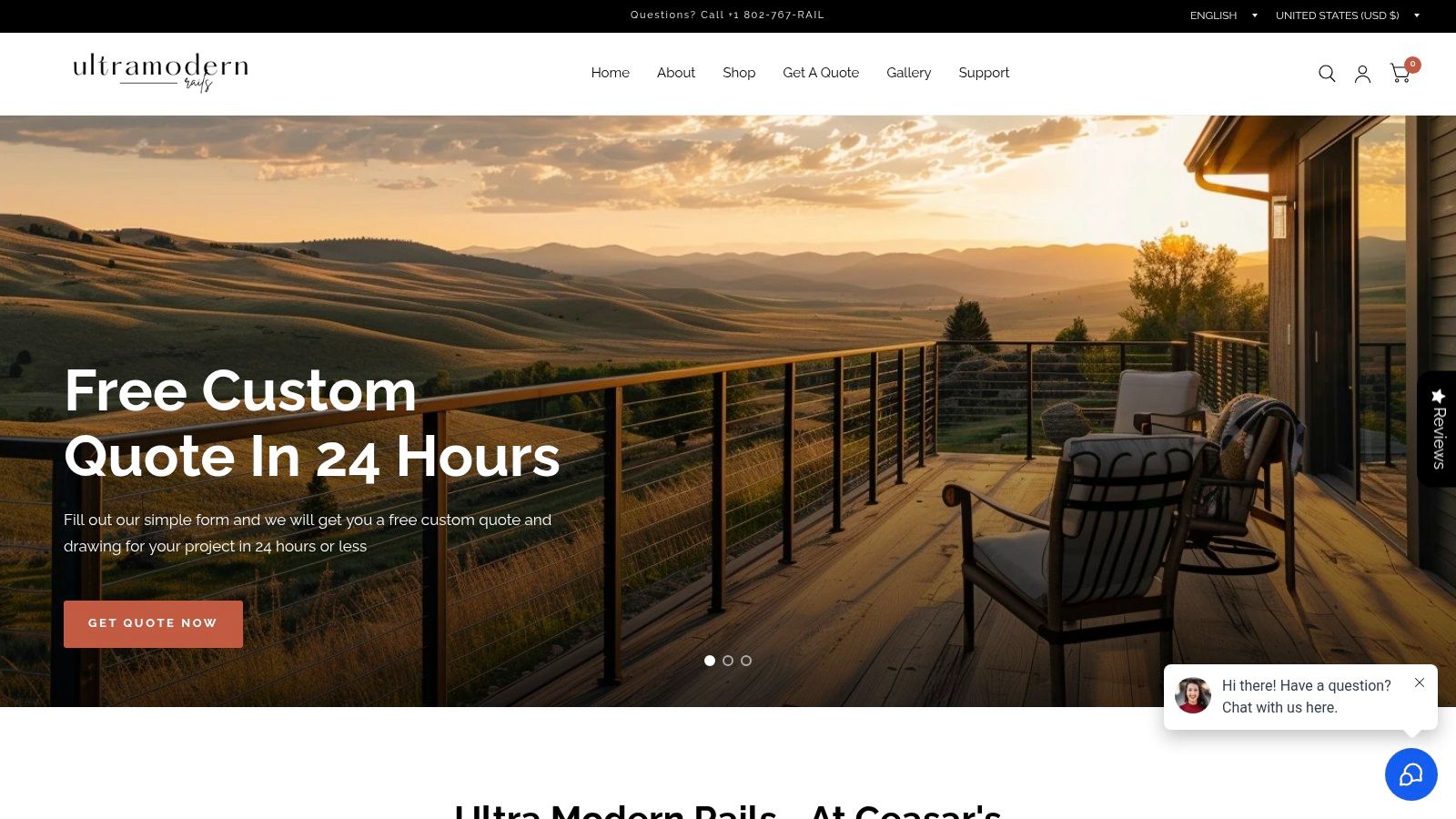 Screenshot from https://ultramodernrails.com