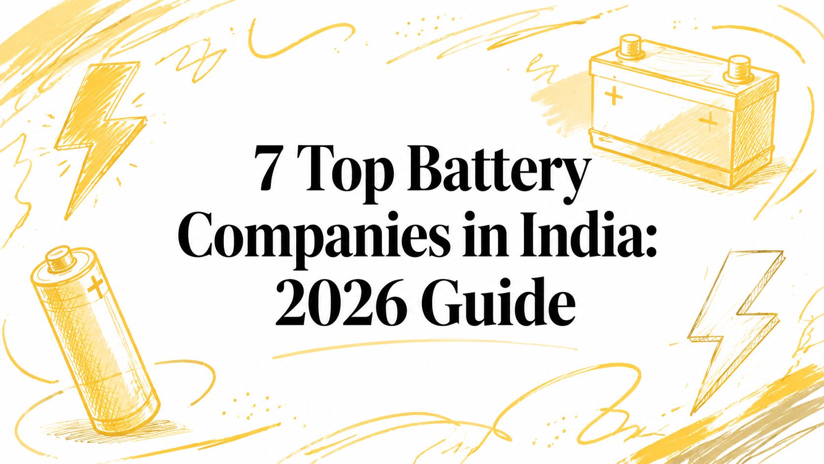 7 Top Battery Companies in India: 2026 Guide