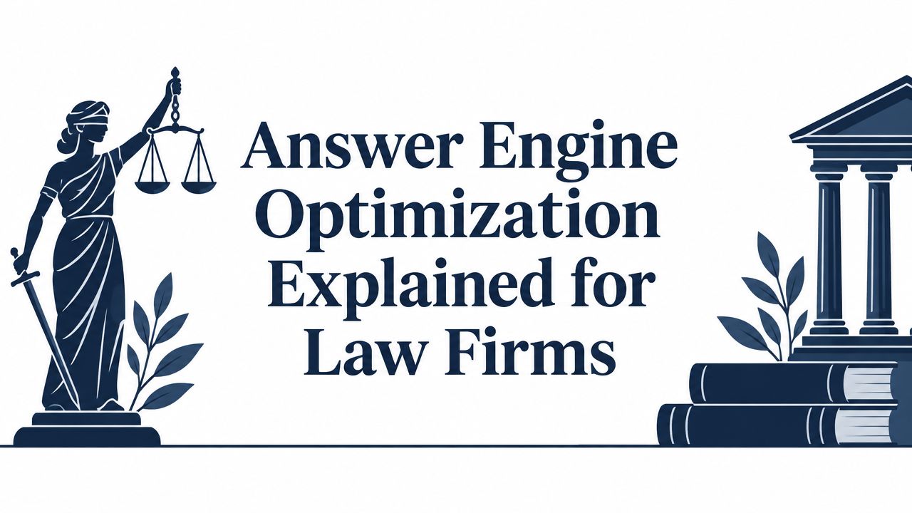 Answer Engine Optimization Explained for Law Firms