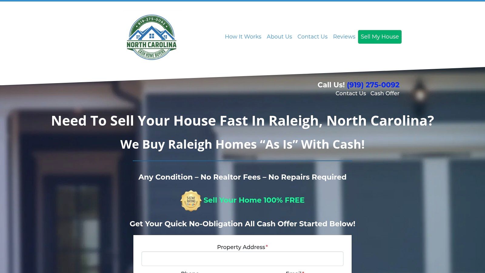North Carolina Cash Home Buyers