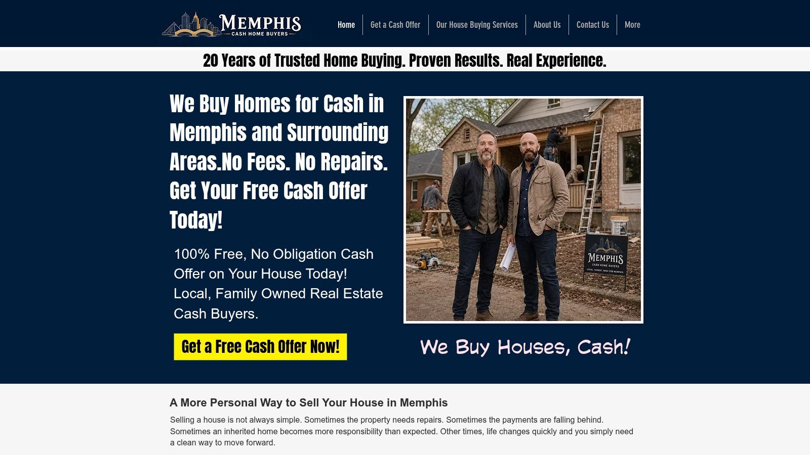 Memphis Cash Home Buyers