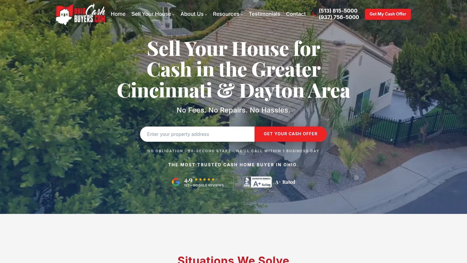 Ohio Cash Buyers, Cincinnati and Dayton