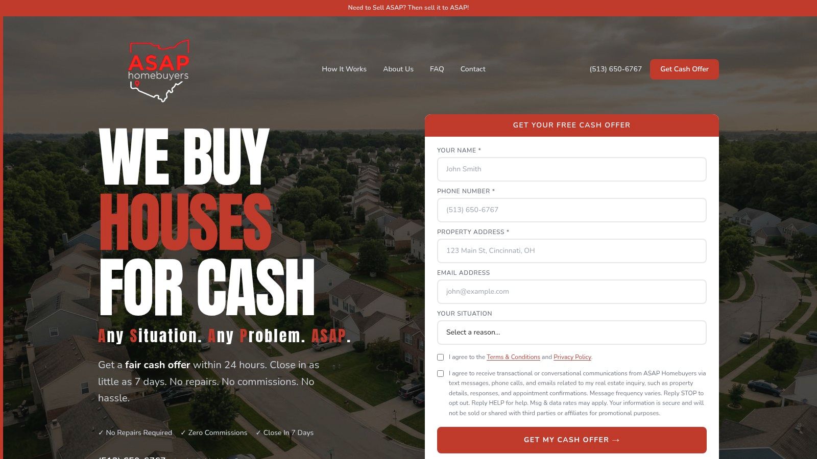 ASAP Homebuyers, Greater Cincinnati and Northern Kentucky