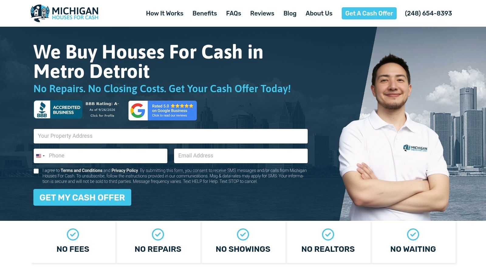 Michigan Houses For Cash, Detroit/Downriver focus