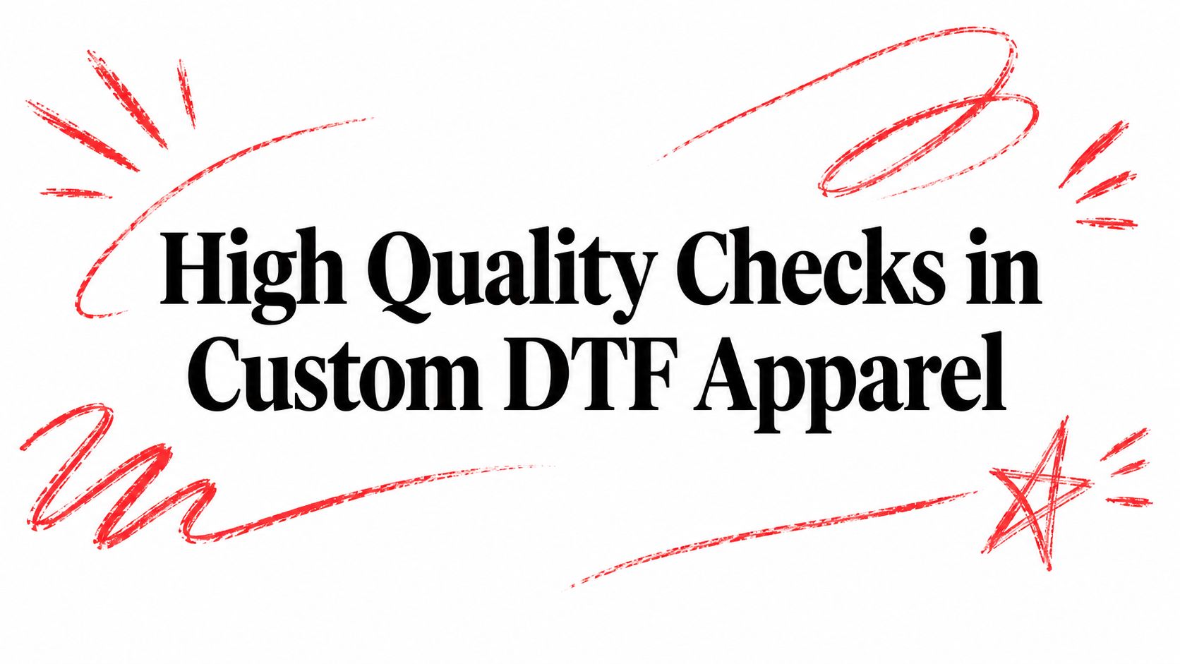 High Quality Checks in Custom DTF Apparel