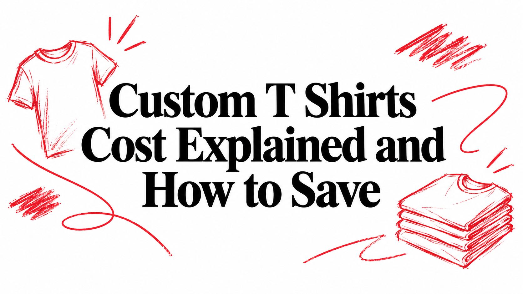 Custom T Shirts Cost Explained and How to Save