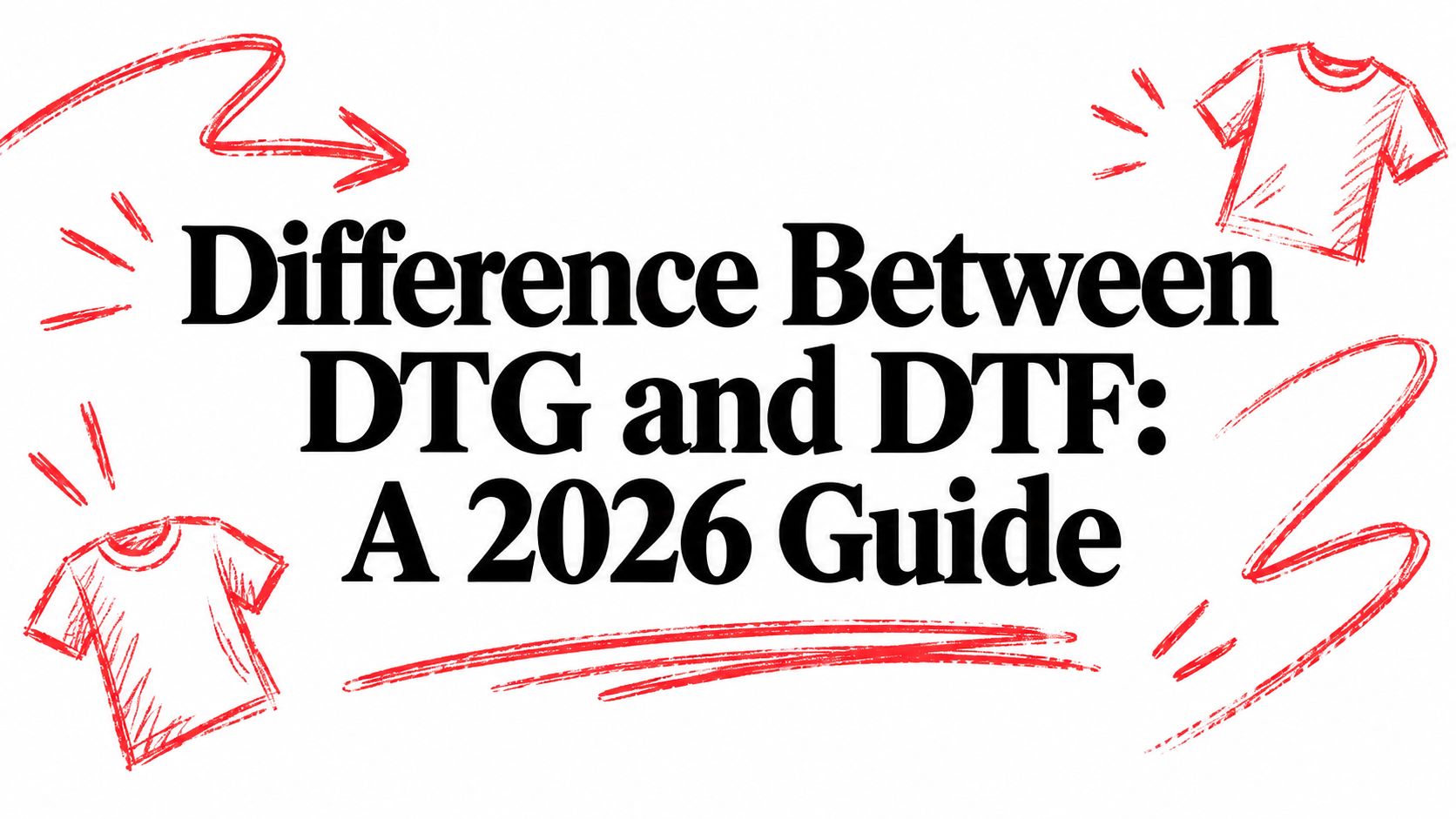 Difference Between DTG and DTF: A 2026 Guide