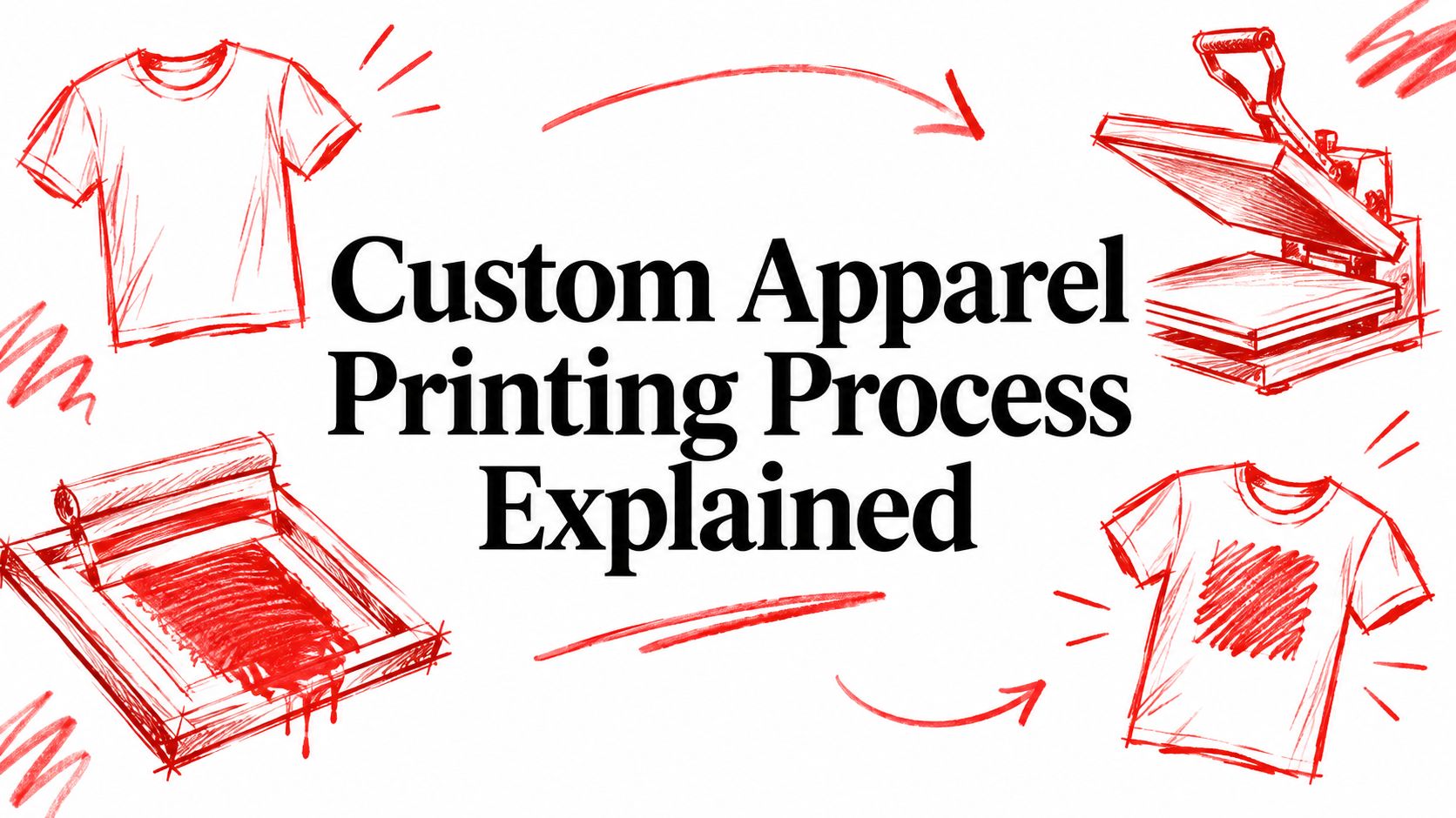 Custom Apparel Printing Process Explained