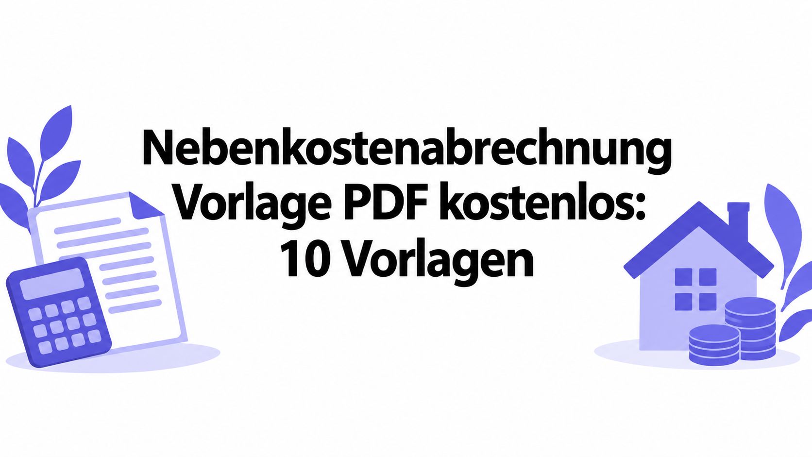 Nebenkostenabrechnung Vorlage kostenlos: 10 Vorlagen